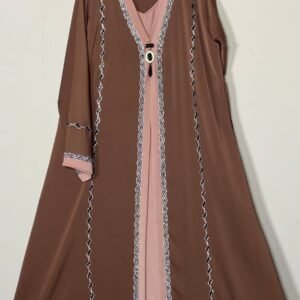 প্রিমিয়াম জাফরান ফেব্রিক্স এর তৈরি বোরকা